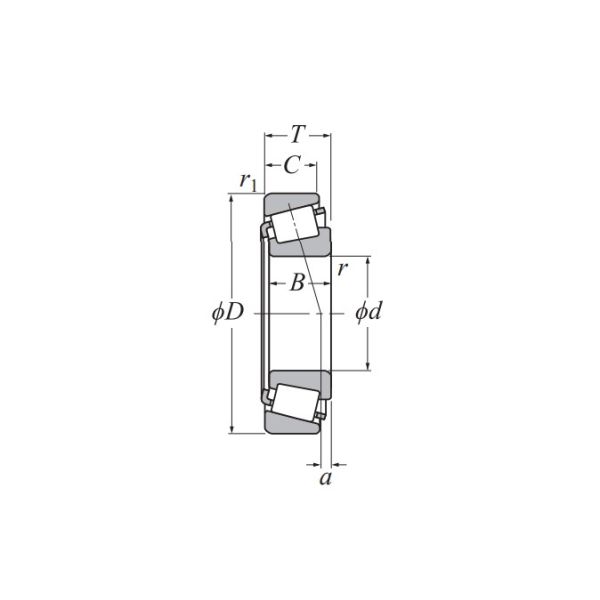 Rodamientos de rodillos cónicos 130611H 80611K1 Rodamientos con rodamientos para carretillas elevadoras 60x150x33 para equipos agrícolas