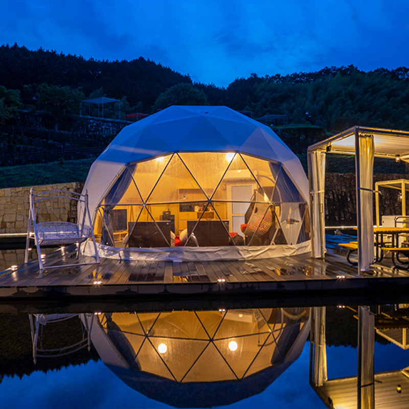 Glamping Dome Tents PVC Durable and Portable Outdoor Giant Tent Shelter