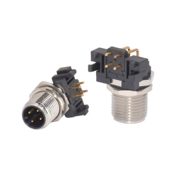 Код соединителя 3Pin 4Pin 5Pin a держателя M12 панели электрического винта мужской женский