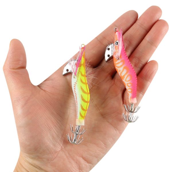 Кальмаровый крюк, пластиковая поддельная рыбацкая приманка, приманка 4 шт/пакет