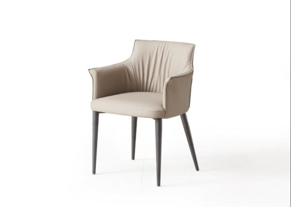 ErgoFlex Silicone Leather Chair ,   Adaptable  Italian Modern Dining Chairs