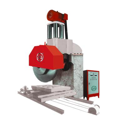 Máquina de corte de pedra de braço único e de lâmina múltipla para blocos de granito em máquinas de pedra vermelha