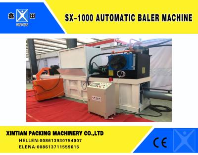 Horizontal Full Automatic baler Machine for paper -making factory, waste disposal station