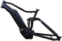 China Stock 27.5er Elétrico Full Suspensão Bicicleta Quadro Bafang G330 Alumínio Trail Ebike Emtb Mountain Bike
