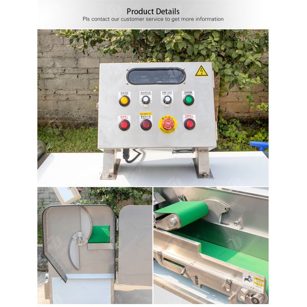 Double head vegetable cutting machine papaya chieh qua pumpkin wax gourd Ginger Potato Carrot radish Taro Sweet potato Yam onion Greens Lettuce Cao Xin Baby Cabbage Chinese Cabbage Cabbage processing
