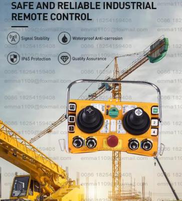 Controle remoto Joystick hidráulico F24-60 com transmissor e receptor