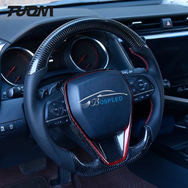OEM Toyota Carbon Fiber Steering Wheel Leather Camry Corolla RAV4