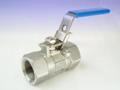 1/2 Reduced Port Stainless Steel Ball Valves One Piece With Locking Handle