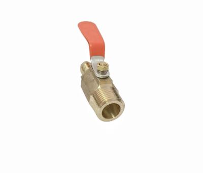 Lead Free C69300 Brass Ball Valve For 1/2''NPT Thread