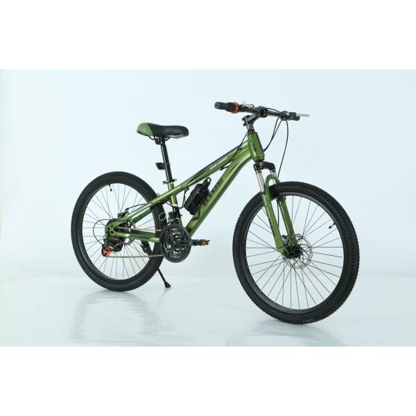 Aluminum Crankset 24 Inch Ladies Mountain Bike With Pedal Assist