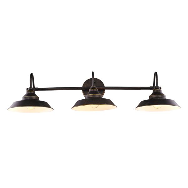 Bathroom Vanity Light 3 Light Wall Sconce Fixture Gooseneck Wall Mount Lamp （WH-VR-107）