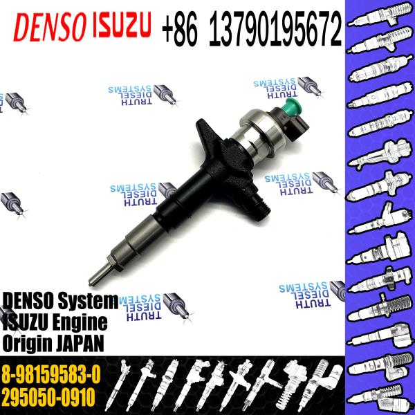 En gros injecteur de gazole 8981595830 8-98159583-0 pour le moteur 295050-0910 2950500910 d'ISUZU 4JK1