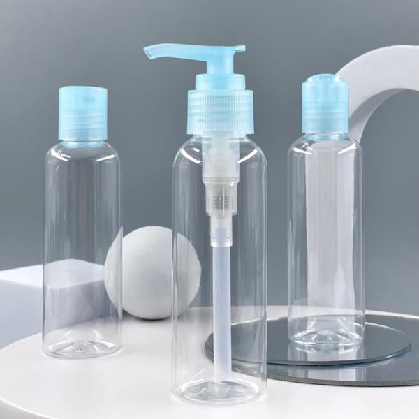 Garrafas de plástico PET personalizadas e frascos de creme Kit de viagem perfeito para os amantes de cuidados da pele