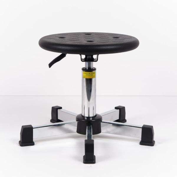 Self Skined Urethane Anti Static Chair ESD Stool For Tough Industrial Environments