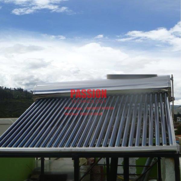 300L Stainless Steel Solar Water Heater 200L Non Pressure Solar Geyser 304 Vacuum Tube Solar Heaing System