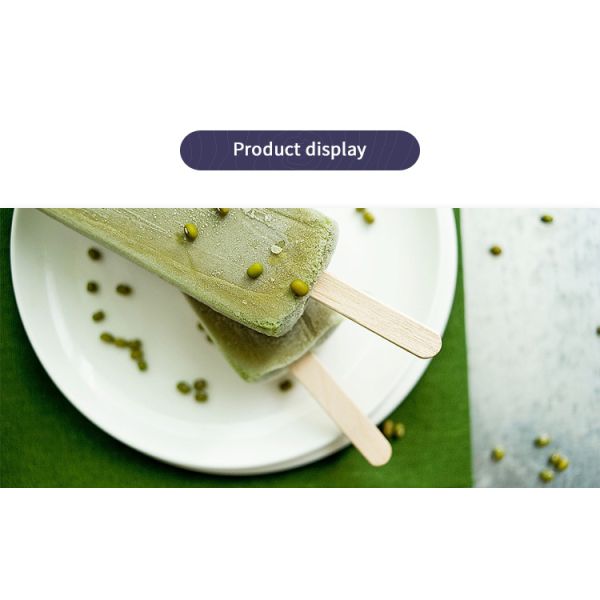 Disposable Wood Products for Customized Ice Cream Sticks in Eco-Friendly Material