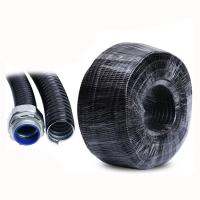 Alta flexibilidad manguera de metal recubierta de plástico -40°C a 120°C Rango de temperatura Metal y plástico cubiertos para altas temperaturas