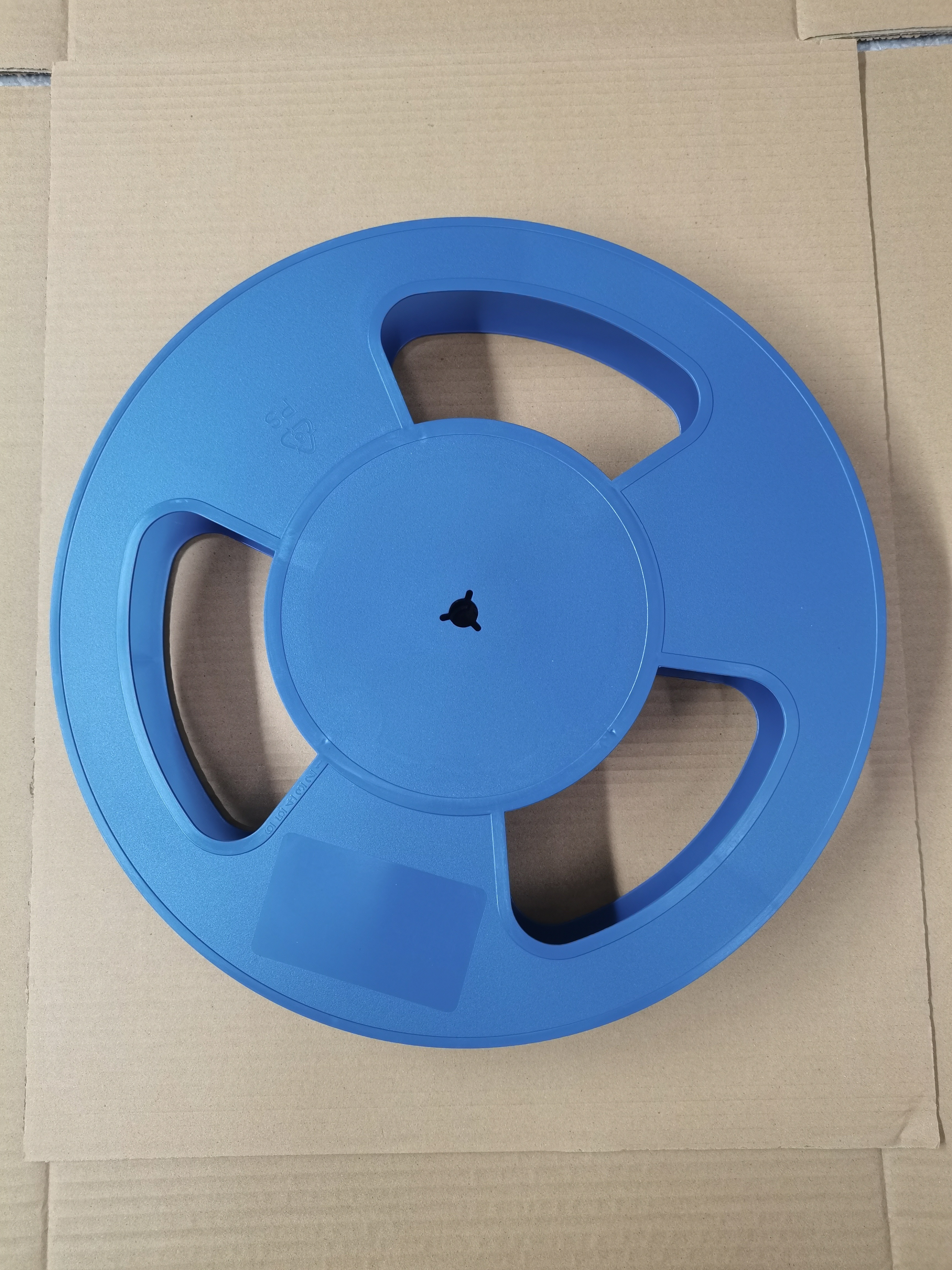 15-Inch Blue Plastic Reel for SMD Component Storage and Transportation