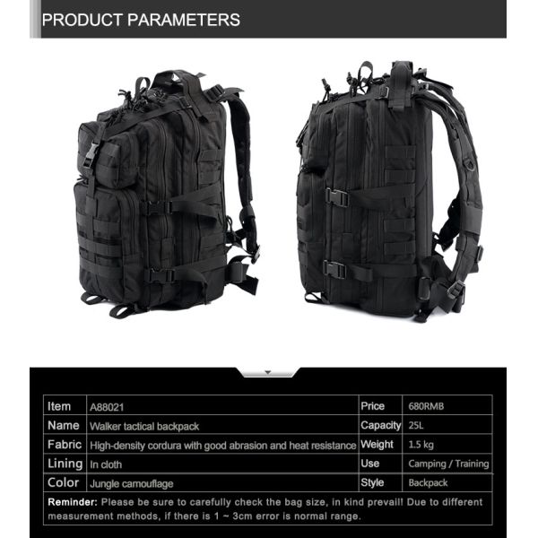 Military 36L Molle Tactical Assault Pack 1000D Nylon Tactical Gear