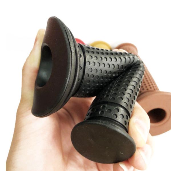 Rubber 22mm Handgrips Motorcycle Replacement Parts Red Color For Chooper Bike