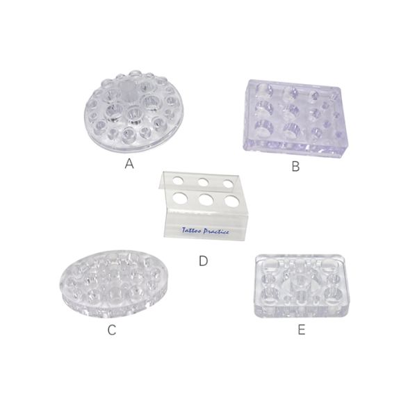 Acrylic & Plastic Tattoo Ink Cap Holder Tattoo Equipment Supplies