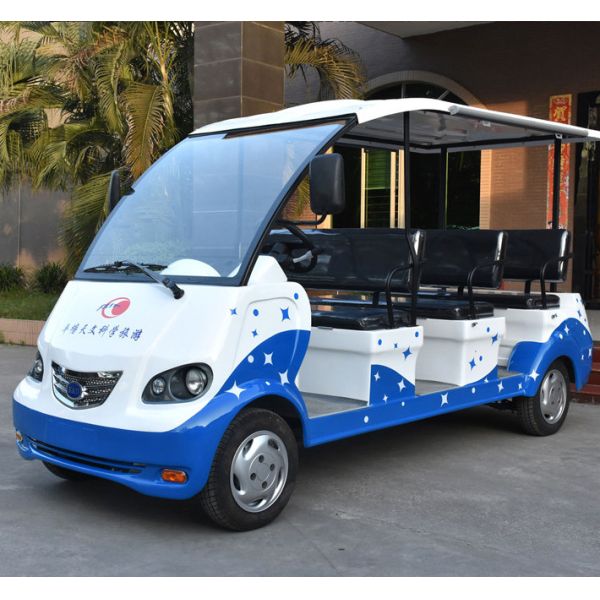 Рекреационный электрический автомобиль челнока для 8 пассажиров с мотором 48В/4кВ