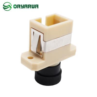 OEM Ceramic Sleeve SC To FC Simplex Hybrid Fiber Adapter Single Mode