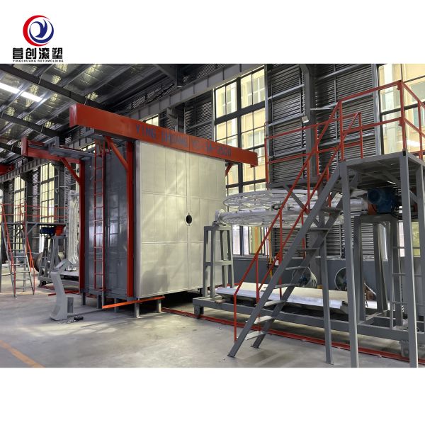 Playground Slide Shuttle Rotomolding Machine Circular Oven Structure