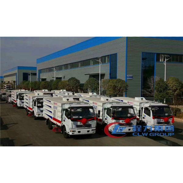 тележка пылесоса дороги 4.2m3 1.2m3 метельщик дороги вакуума 4 тонн