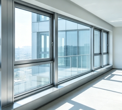  Durable Fixed Aluminum Alloy Picture Window  UV Protection