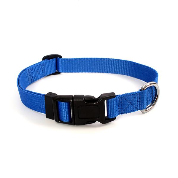 Woven Logo Harness Leash Set Nylon Soft Pet Dog Collar Multiple Colour
