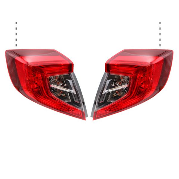 33500-TET-H01 33550-TET-H01 Система освещения автомобиля для заднего света Honda Civic 2016-2018