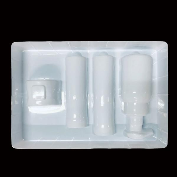 Custom White PET Blister Tray for Skincare Packaging Insert