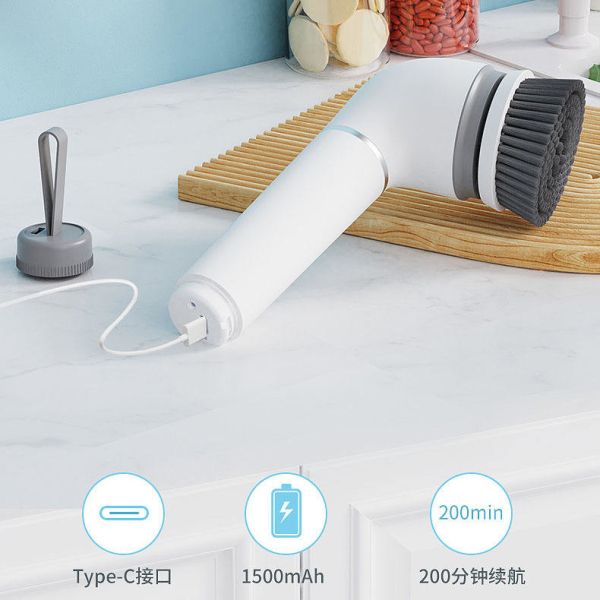 6 в 1 электрический спин беспроводной ванной для ванной