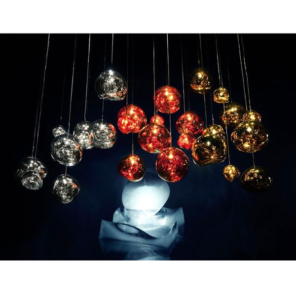 30CM Nordic LED Glass Dixon Lava Ball 10W E27 Modern Pendant Light