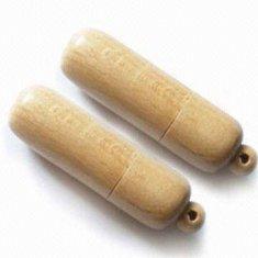 Memoria USB de madera de la venta caliente del OEM 2,0 AT-101F