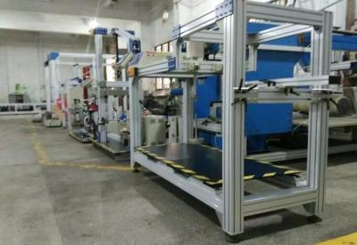 O PLC controla o verificador do componente do guiador da bicicleta das crianças do equipamento de testes do laboratório