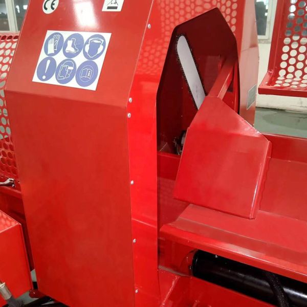 electric log splitter wood cutter logging machine wood splitter with hydraulic lift firewood processor