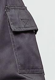 Pilling Resistance Industrial Work Uniforms With Double Stitching And Back Elastic