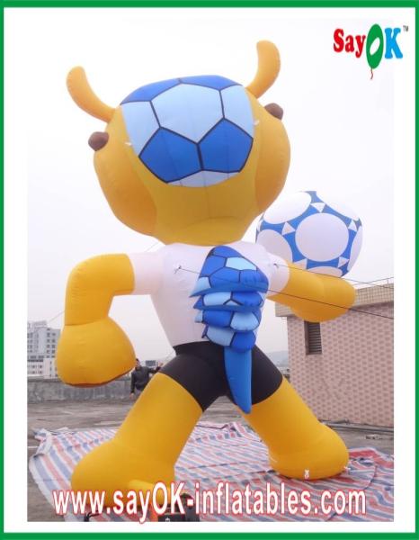Personagens de banda desenhada infláveis H3 dos jogos do esporte - mascote colorida do PVC de 8m