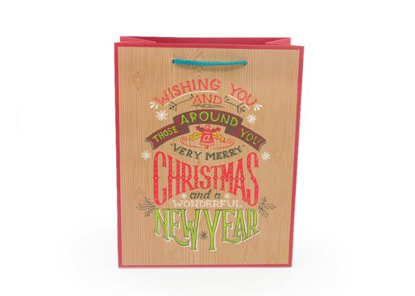 Exquisite Luxury Christmas Packaging 350gsm Coated Paper Eco - Friendly
