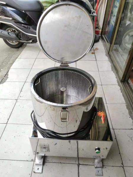 Industrial Automatic Fryer Machine Potato Chips French Fries Deoiling Machine