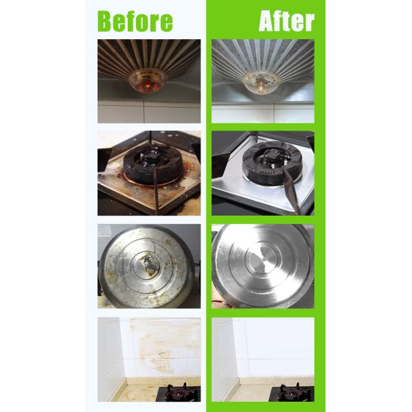 Aeropak 500ml Custom Kitchen Grease and Smoke Cleaner Spray Quick Removal Heavy Oil Stains OEM & ODM Product