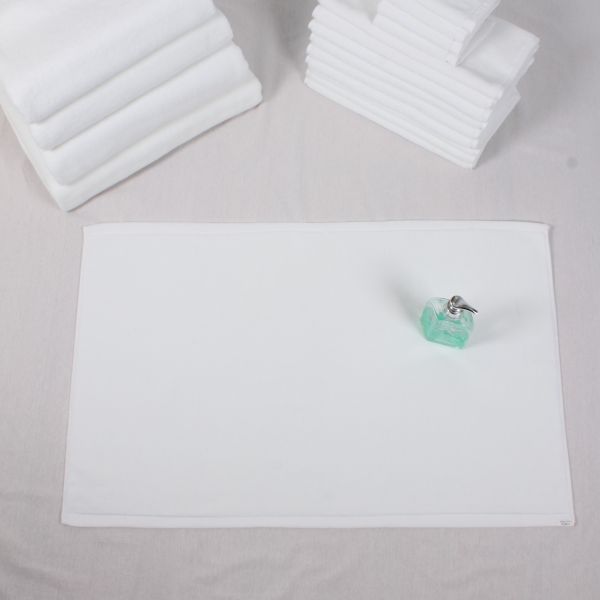 Половой коврик ванной комнаты выскальзывания 100% хлопок простой анти-