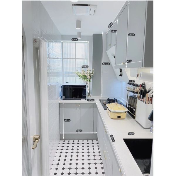 Laminate Kitchen Cabinet Sets With Clear Glass Door Panel Wall Cabinets