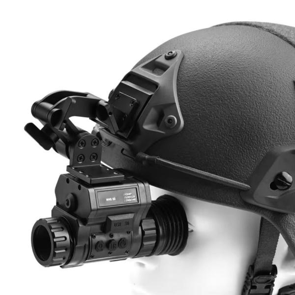 NVG50 capacete visão digital infravermelha monocular de 2560x1440 pixels resolução para caça e esportes ao ar livre