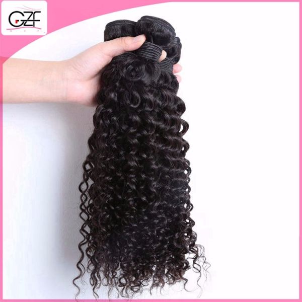 100% Virgin Black Color Curly Hair for Perfect Lady New Arrived Mongolian Curly Extension