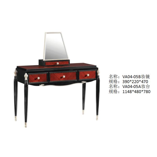 Modern classic design of Luxury Villa house furniture Dresser with Mirrors furniture selling by china factory