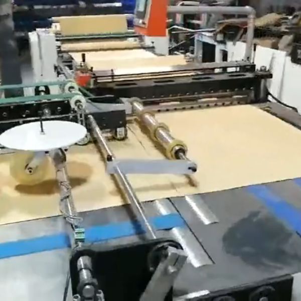 Plastic Woven Bags Cold Cut With Hot Melt Sealing Machine For Bags