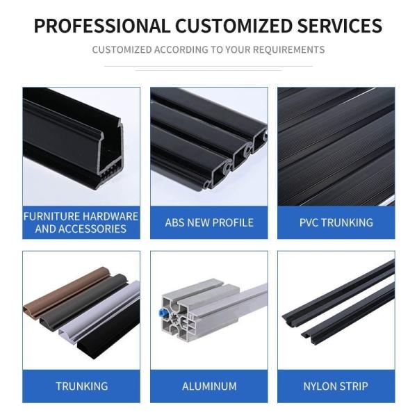 Custom White Plastic Profile  Edge Trim PVC Strip PVC Strip Decor S Decorative PVC Wall Coverings